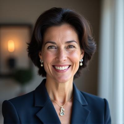 Portrait souriant de Céline Duval, CEO d'Étoile Voyage