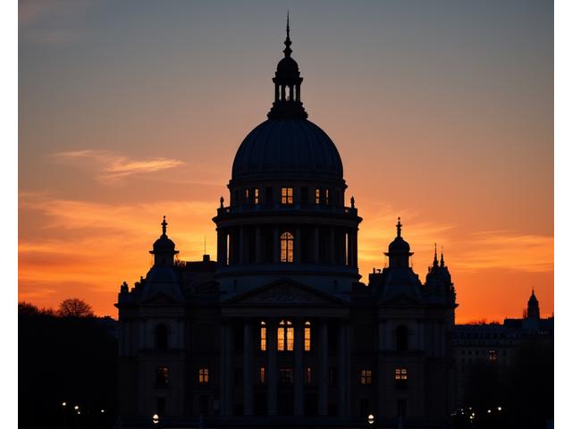 Vue stylisée du Palais de Justice de Paris, symbolisant la justice française.